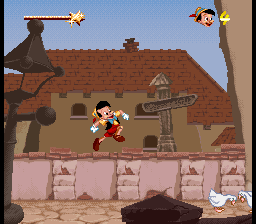 Pinocchio (Europe) In game screenshot